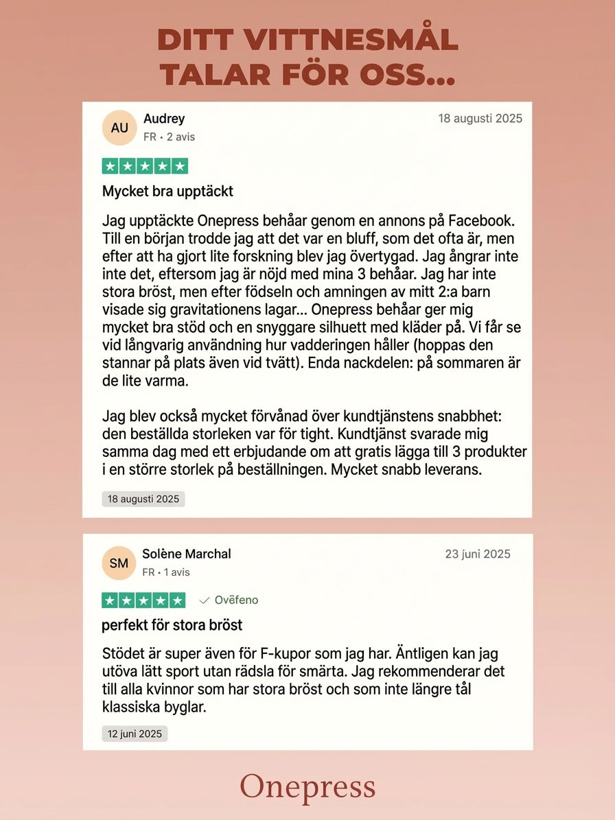 Formande BH OnePress®